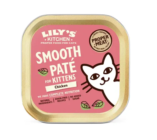 Pour vos projets：Terrine au poulet pour chaton Lily’s Kitchen - 85 g