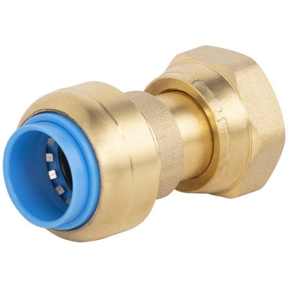 CENTRALE BRICO Raccord droit ecrou libre femelle 20 x 27 mm diam. 20 mm laiton – 27 mm 20 mm