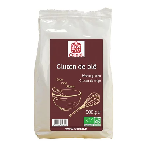 Le bon choix pour l’extérieur:Gluten de blé bio en sachet de 500 g