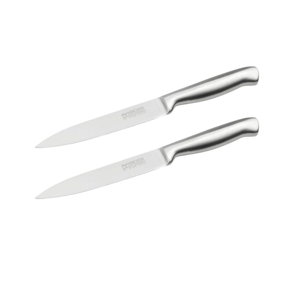 NIROSTA Couteau universel 24 cm en inox set de 2 couteaux de cuisine professionnels nirosta star – Solutions extérieures