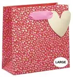 Moderne extérieur:Sac à cadeaux rouge grand modèle Pictura