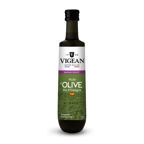 Idéal pour votre jardin：Huile d'olive d'Espagne douce 50 cl