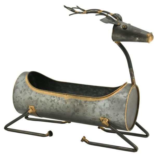 Jardinière en métal Cerf