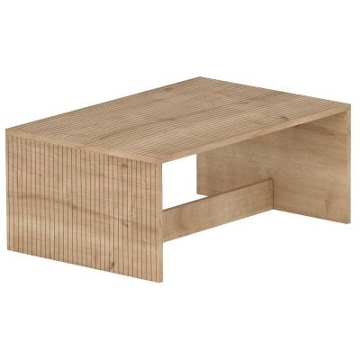 Table basse en aggloméré Lenna (Chêne)