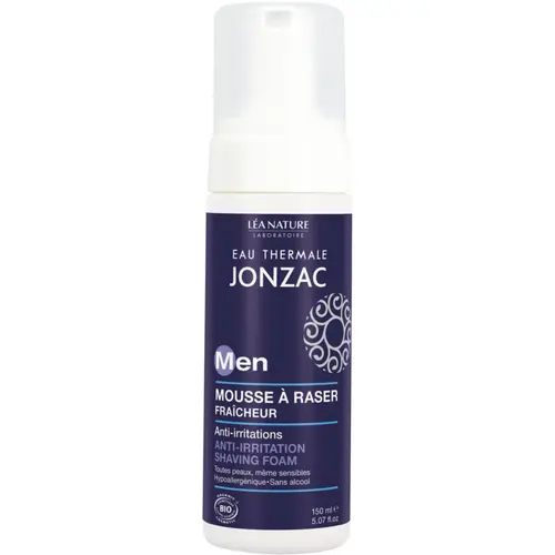 Jardin loisirs:Mousse à raser fraîcheur bio Eau Thermale Jonzac homme – 150 ml