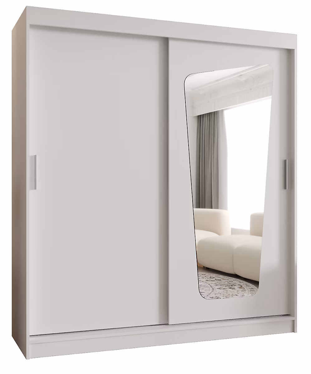 Armoire MOKA à portes coulissantes H. 200 x L. 180 x P. 62 – 2 portes