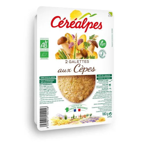 Extérieur tendance:Lot de 2 galettes forestières Céréalpes - 2 x 90 g