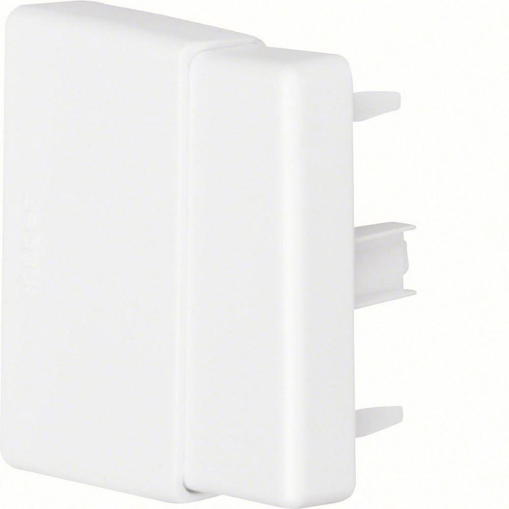 CENTRALE BRICO Embout blanc pour goulotte, H. 6.3 x P.4.5 cm – 4.5 cm blanc