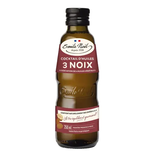 Simple dehors：Huile bio mélange 3 noix Émile Noël - 250 ml