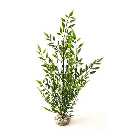Jardin à aménager:Bambou vert en plastique moyen modèle 34 cm