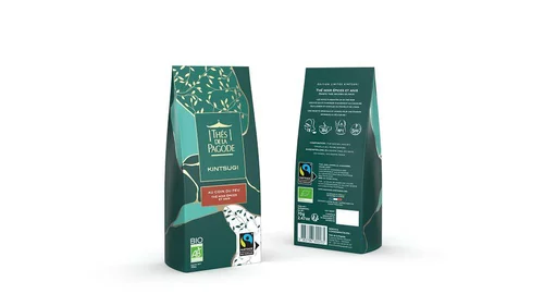 Jardin maison：Thé noir épices et anis bio Au coin du feu 2023 Kintsugi Thé de la Pagode - 70 g