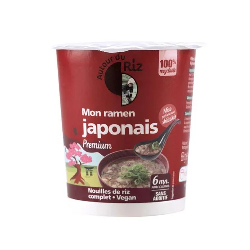 Une touche jardin：Mon Ramen Japonais bio La compagnie du riz Autour du riz - 69 g