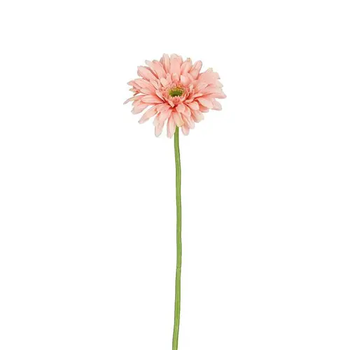 Équipement extérieur:Tige de gerbera artificiel en plastique recyclé rose - 60 cm