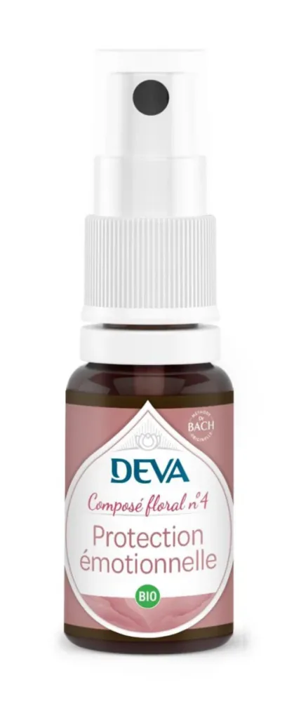 Pratique pour le jardin：Complément alimentaire composé floral protection émotionnelle bio Deva - spray 15 ml