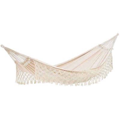 Hamac artisanal XXL en coton Rio (Naturel)