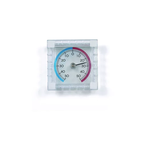 Conçu pour le jardin：Thermomètre en plastique pour fenêtre de 7,5 cm