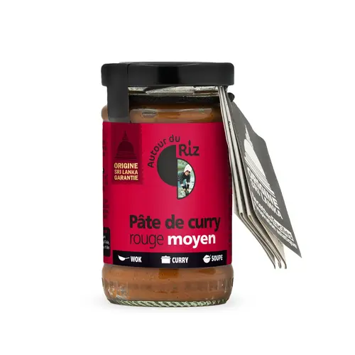 Sélection pour vos extérieurs：Pate de curry rouge bio - 100 gr