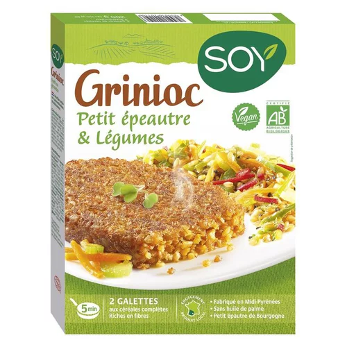 Pour transformer vos extérieurs:Grinioc de petit épeautre et légumes bio 200 g