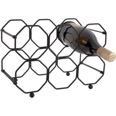 Range bouteilles en métal Honey (Noir)