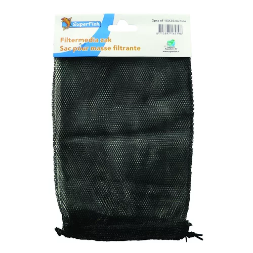 Pour votre espace：2 Filets pour Matériaux de Filtration Maille fine 15x25 cm