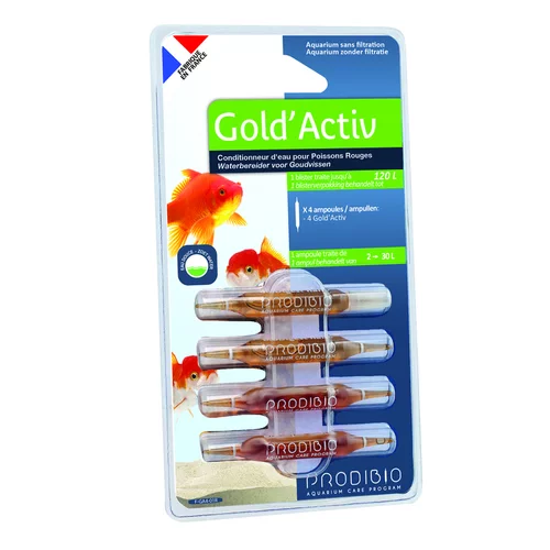 Confort jardin：Conditionneur d’eau gold'activ nano en ampoule x 4
