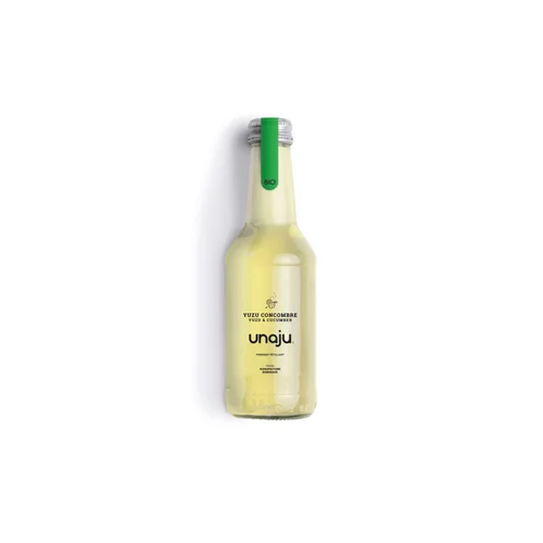 Choix malin:Boisson bio Yuzu Concombre en bouteille Unaju - 25 cl