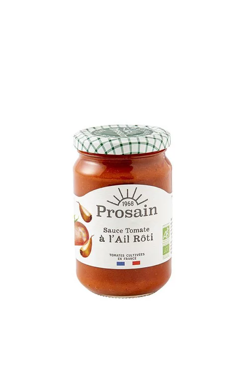 Pour un jardin agréable：Sauce tomate à l'ail rôti bio Prosain - 360 g