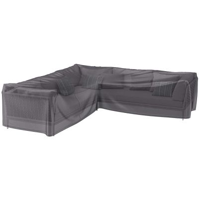 Housse de protection respirante pour ensemble de mobilier extérieur (Pour ensemble mobilier angle droit 330x255x100xH70 cm)