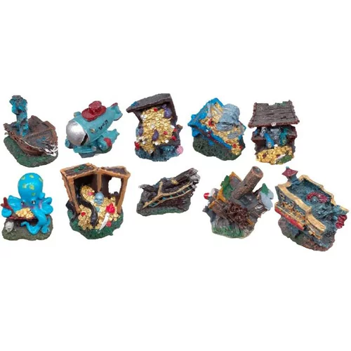 Indispensable au jardin：Figurine aqua trésor sous-marin
