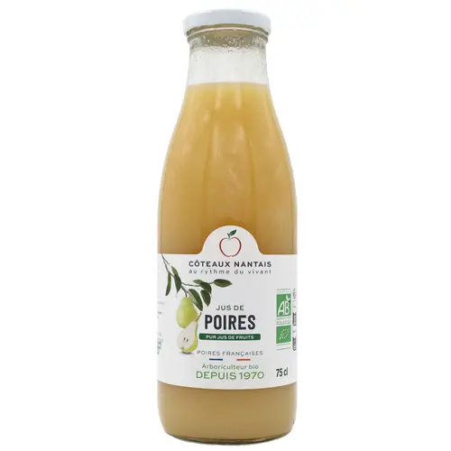 Le petit plus du jardin:Jus de poires bio Coteaux Nantais - 75 cl