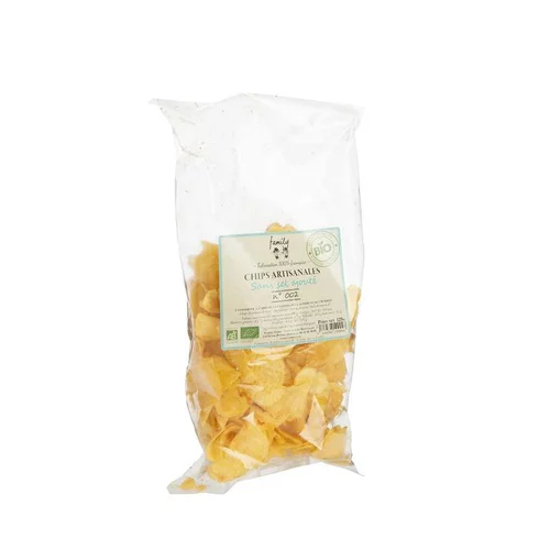Une sélection pour l’extérieur:Chips artisanales sans sel ajouté bio Family chips - 125 g