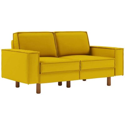 Canapé 2 places en tissu Sparrow (Jaune)