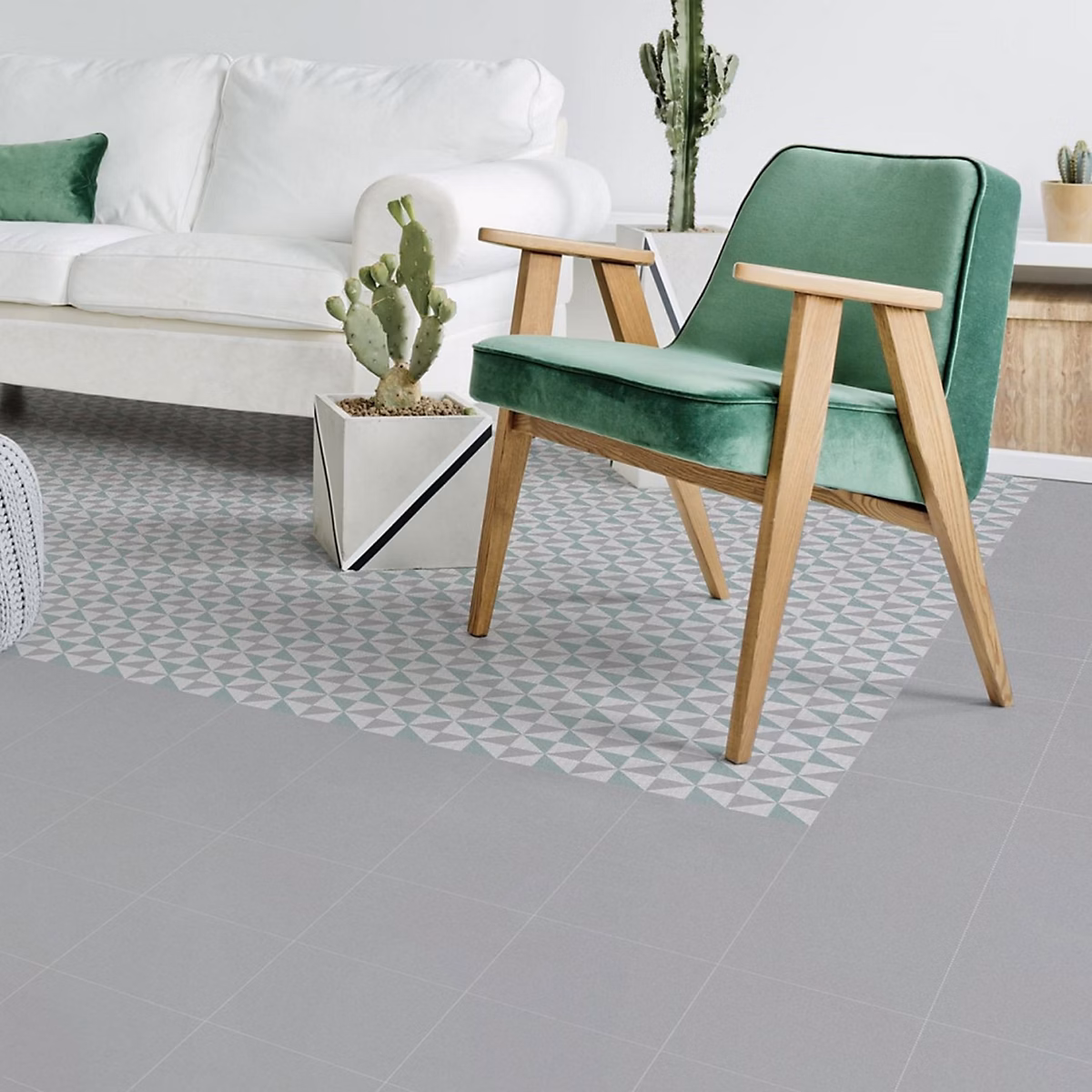 Carrelage effet carreau ciment MALLORCA Marina 25 × 25cm – Boîte de 1 m2