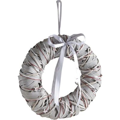 Couronne de porte osier