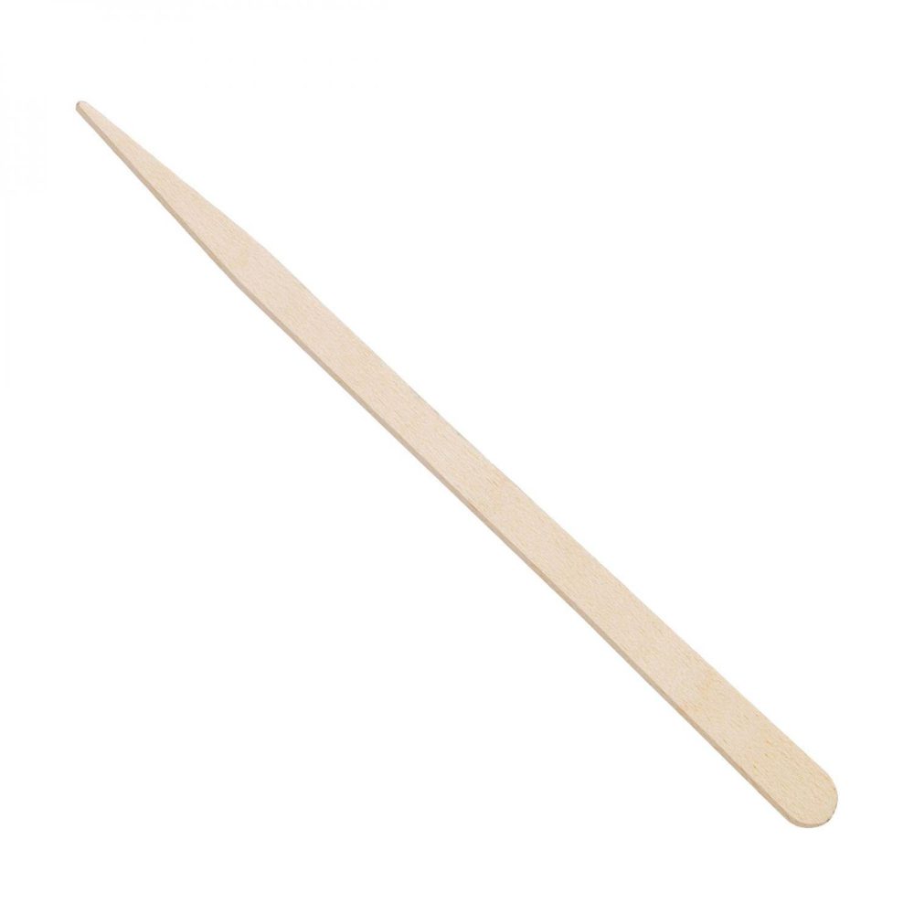 VIVEZEN Lot de 200 spatules d'épilation sourcils en bois – 8.8 cm 0.5 cm