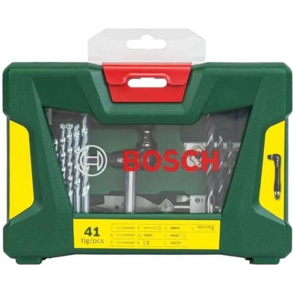 BOSCH Coffret d'accessoires BOSCH V – bois métal