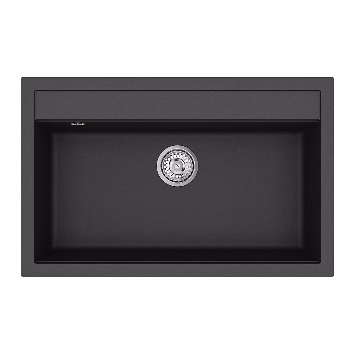 Evier de cuisine – Évier granit noir Helika QUADRO 1 bac