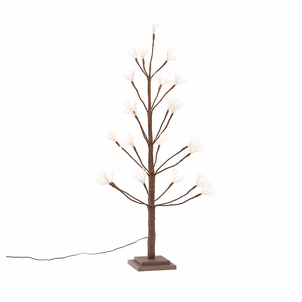 Arbre lumineux à LED marron 40 × 90 × 40cm