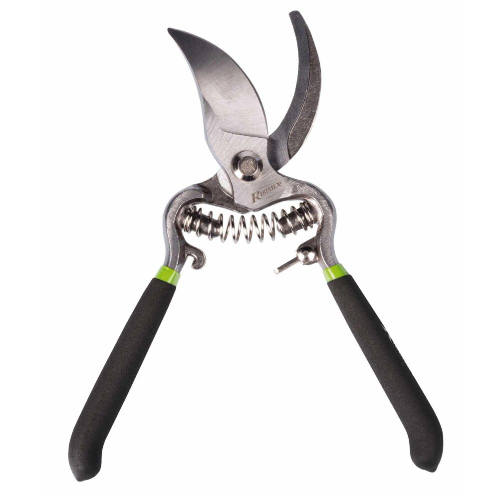Ribiland Sécateur forgé courbe – Outillage de jardin