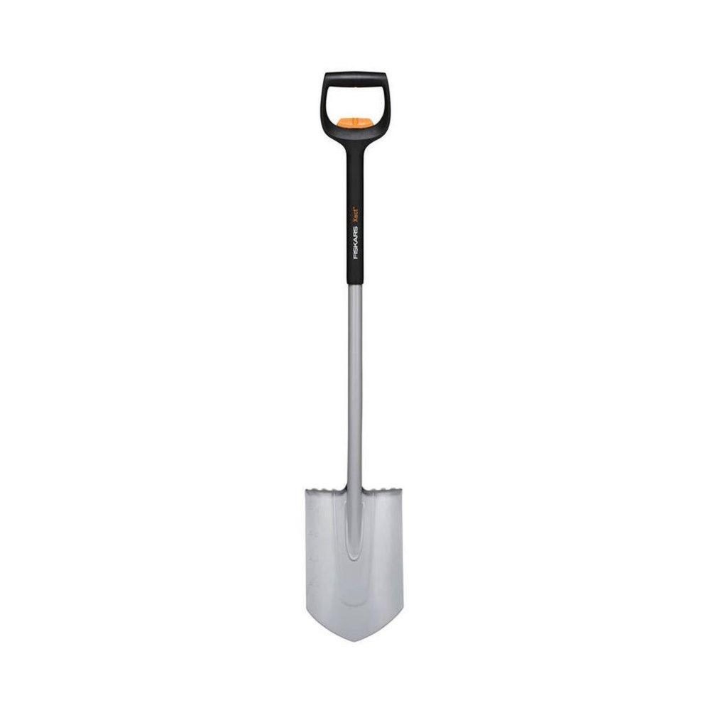 Fiskars Bêche à bord pointu xact (télescopique) – 110,8 cm 130 cm