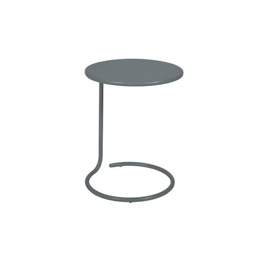 Jardin & pratique:Table basse déportée Coolside coloris gris orage en acier Fermob - Ø42 x 53 cm