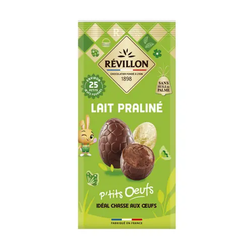 Solution au jardin:P’tits œufs lait praliné Révillon - 120 g