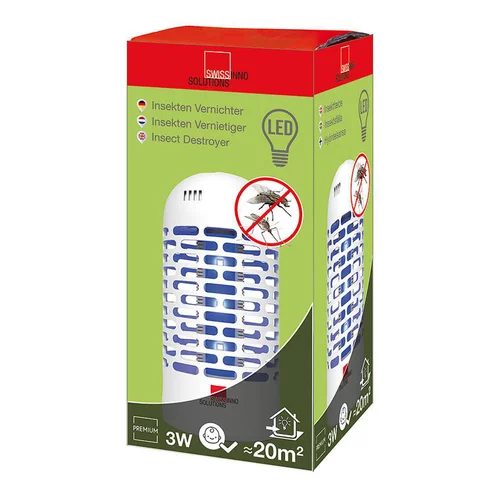 Équipement pour le jardin：Destructeur d’Insectes Électrique LED 3 W 9,8x9,8x21 cm