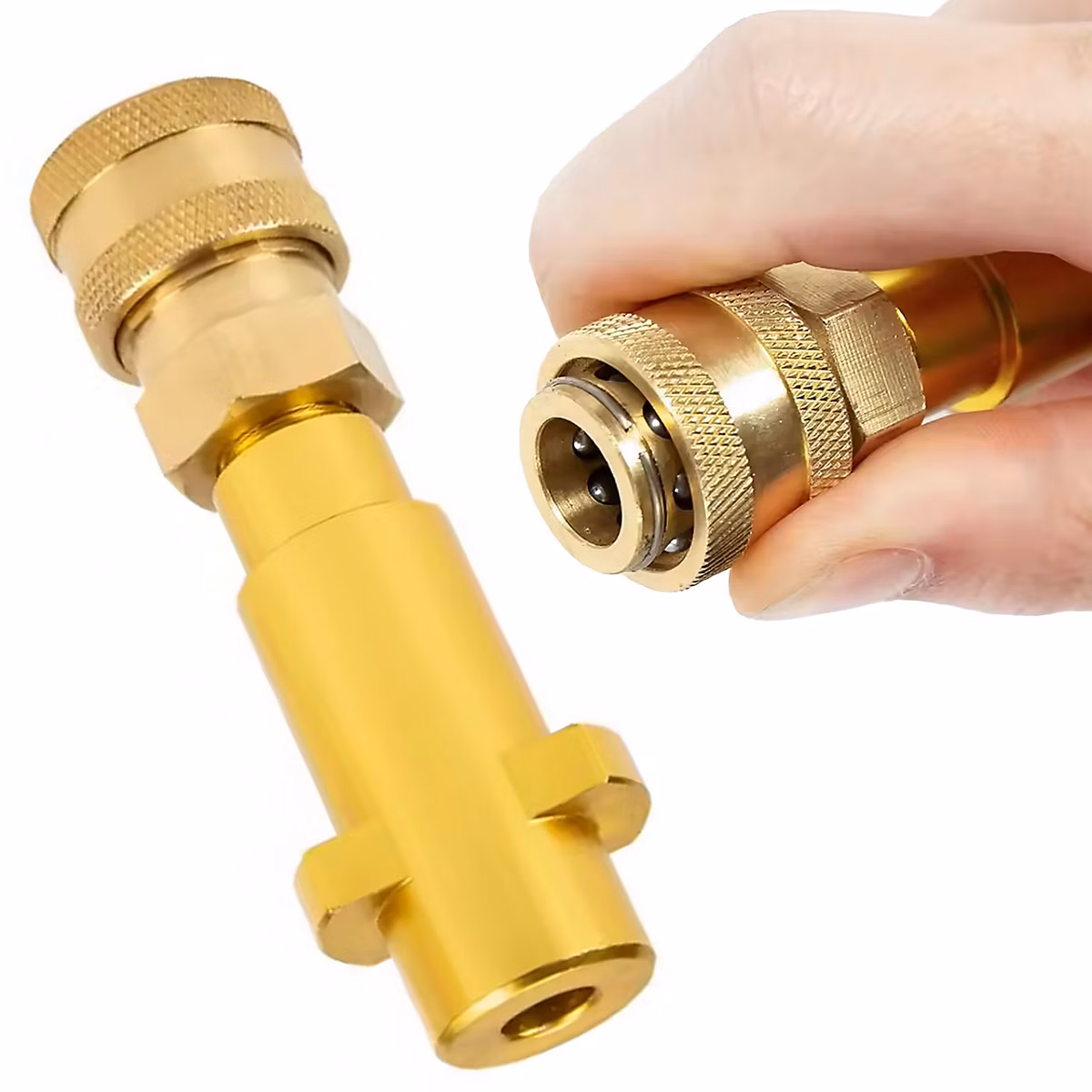 Adaptateur de Rechange QC 1/4 – Raccord Rapide, 160 Bar, Compatible avec nettoyeur Kärcher K2-K7