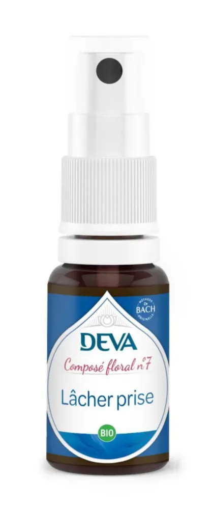 Au service de vos extérieurs：Complément alimentaire composé floral lâcher-prise bio Deva - spray 15 ml