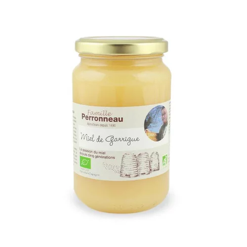 Un plus pour vos extérieurs：Miel bio Garrigue France Apidis - 375 g