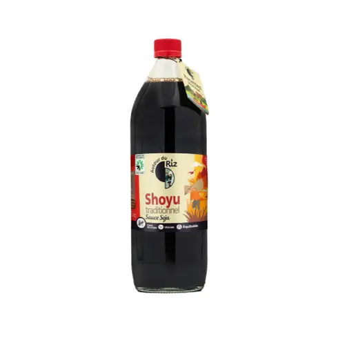 L’allié de vos extérieurs:Sauce soja shoyu réemployable Autour du Riz - 1 L