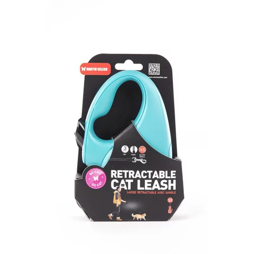 Espace vert facile：Laisse rétractable So Cat turquoise - taille XS