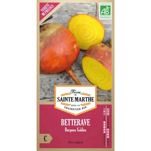 Une touche extérieure:Graines de betterave burpees golden bio Ferme de Sainte Marthe - graines à semer