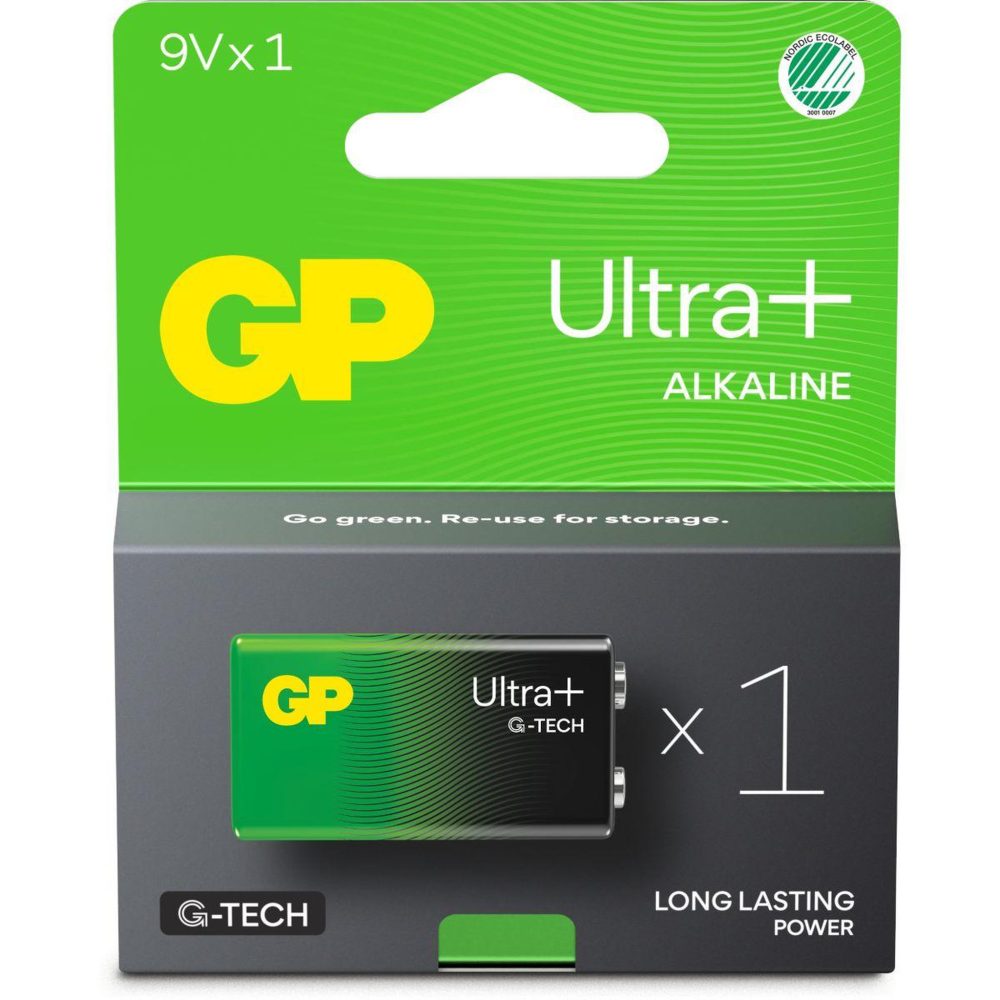GP BATTERIES Pile ULTRA PLUS 1 Pile 9V 6LF22 | 9V